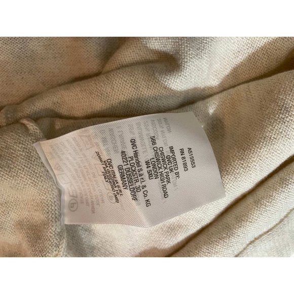 Candace Cameron Bure Colorblocked Mock-Neck Sweater SMALL (310) - Picture 6 of 6